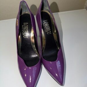 Loriblu Glossy Purple Heels